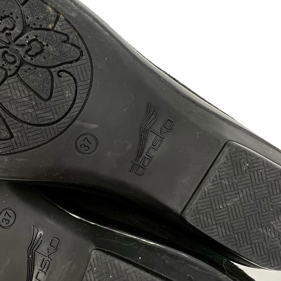 Dansko Olivia Bronze Snakeskin Print Loafer Size 37 - Picture 7 of 9